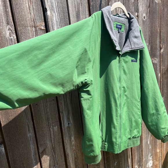 Land’s End windproof green coat size XL - Picture 9 of 16